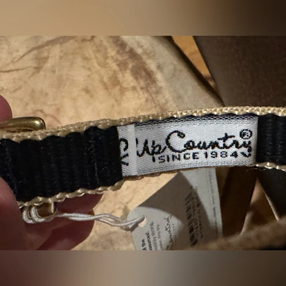 UP COUNTRY dogs Green Market Bamboo Collection Two Collars and Two Leashes